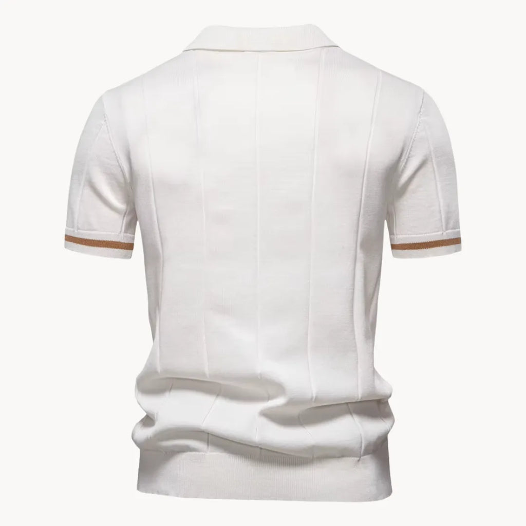 Men's Short Zip Polo | Classic Collar - photo 5