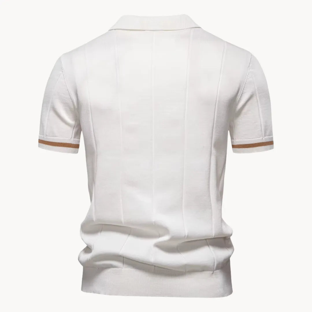 Men's Short Zip Polo | Classic Collar - photo 5
