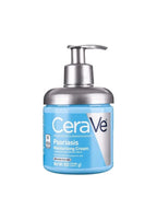 Container of SlimBag CeraVe Psoriasis Moisturizing Cream showing the front label with product name and branding.