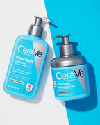 SlimBag CeraVe Psoriasis Moisturizing Cream in a jar, showcasing its soothing texture for psoriasis-prone skin.