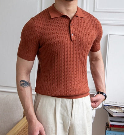 Polo Shirt with Classic Collar for Men