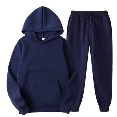 2-delig Tracksuit – Hoodie & Drawstring Pants (Unisex Sportwear)