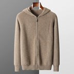 Cardigan with Ribbed Cuffs for Men