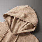 Casual Fit Hooded Jumper with Drawstrings for Men
