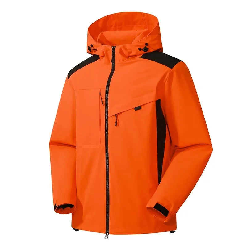Casual hooded ski jacket for men