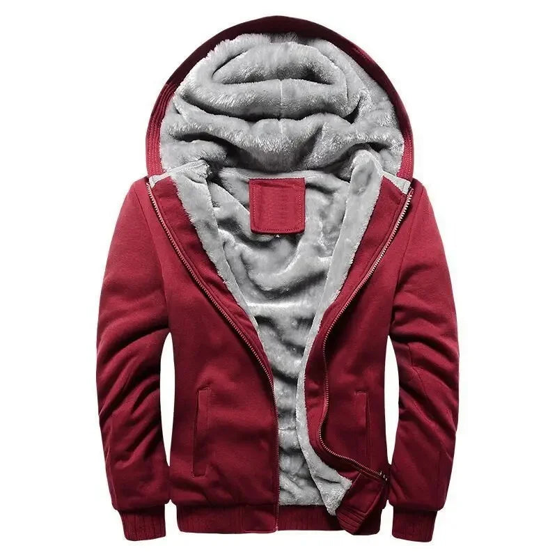 Men's quilted Hooded jacket