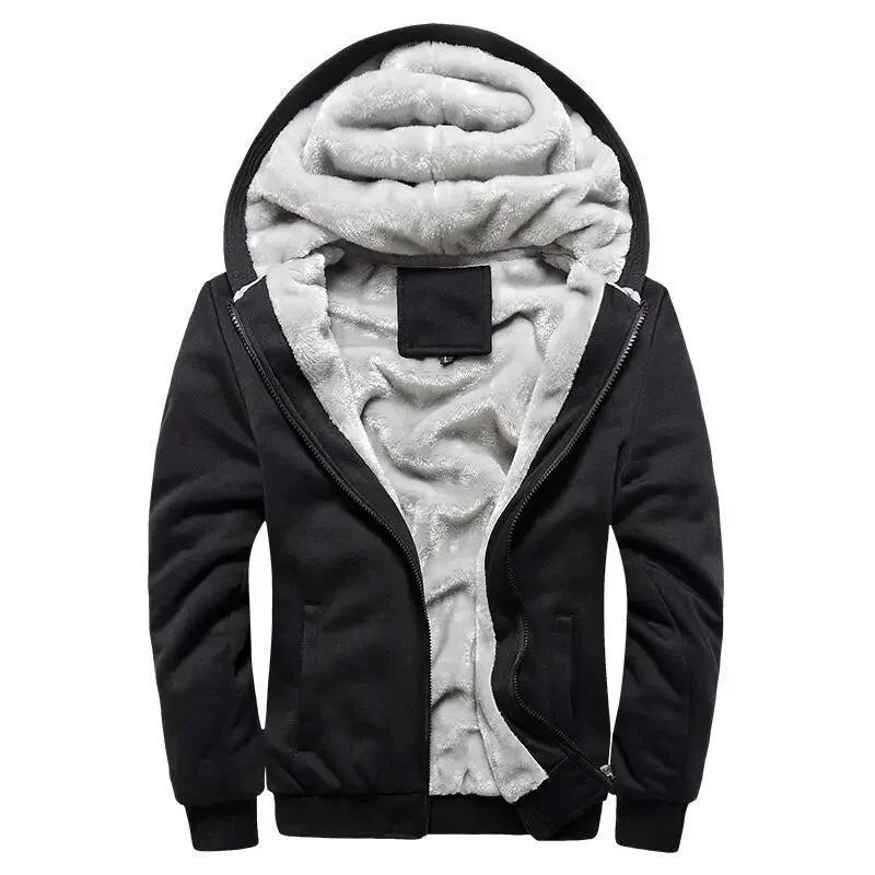 Men's quilted Hooded jacket