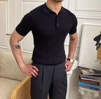 Polo Shirt with Classic Collar for Men