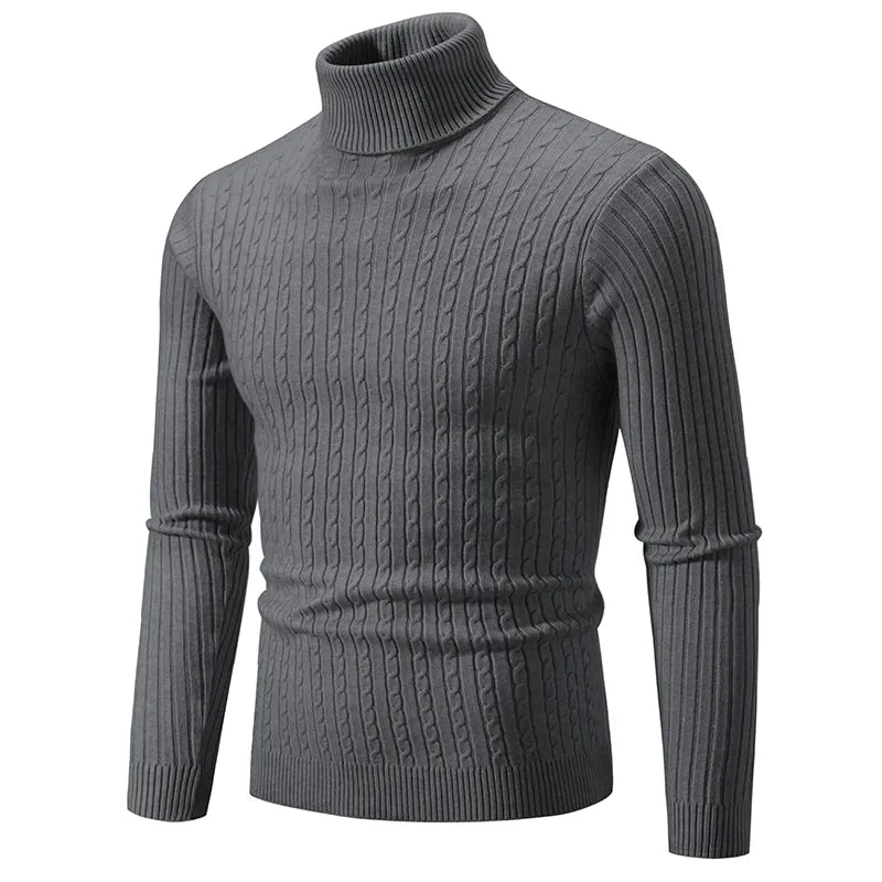 Casual High-Neck Jumper for Men