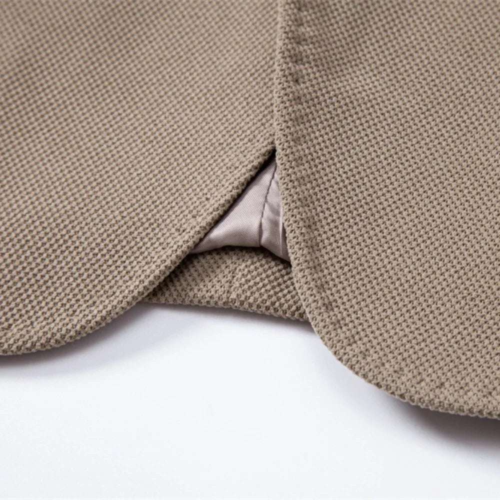 Men Textured Blazer | Classic Coat with Modern Silhouette