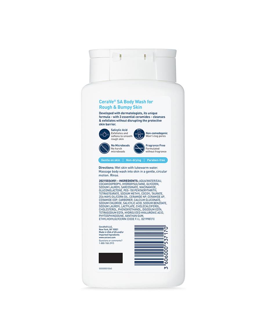 CeraVe SA Body Wash for Rough & Bumpy Skin