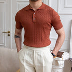 Polo Shirt with Classic Collar for Men