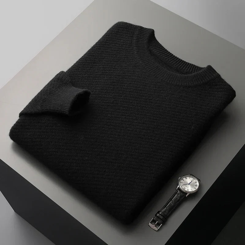 Sweater with Crew Neck for Men