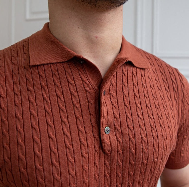 Polo Shirt with Classic Collar for Men