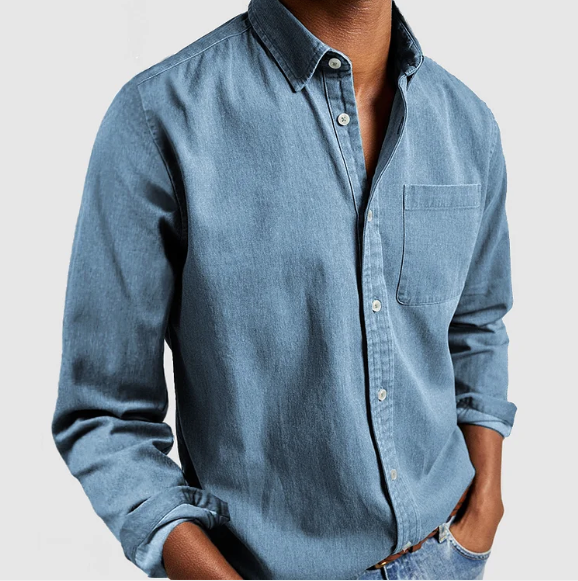 Chemise à col boutonné pour homme