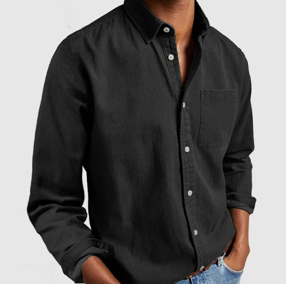Chemise à col boutonné pour homme