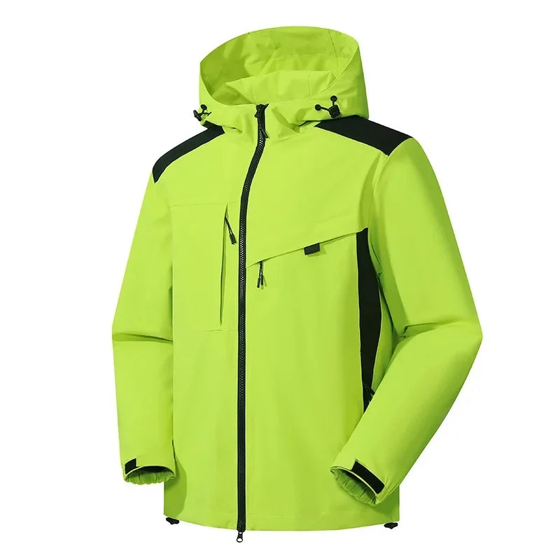Casual hooded ski jacket for men