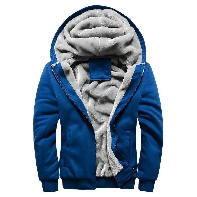 Men's quilted Hooded jacket