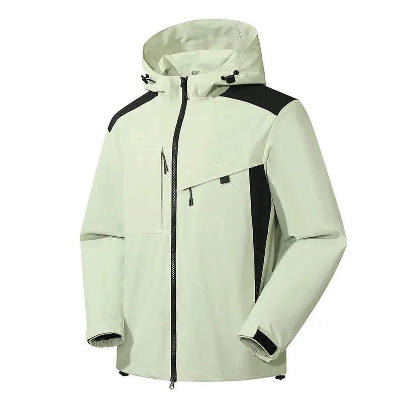 Casual hooded ski jacket for men