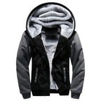 Men's quilted Hooded jacket