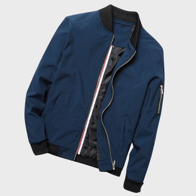 Men's Zip-Up Bomber Jacket