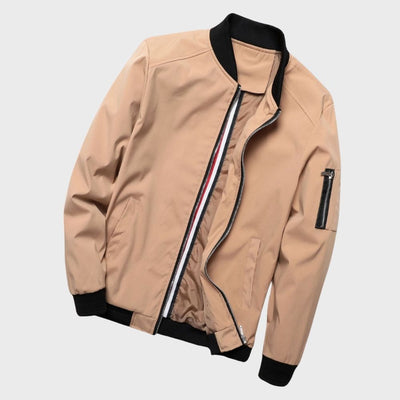Men's Zip-Up Bomber Jacket