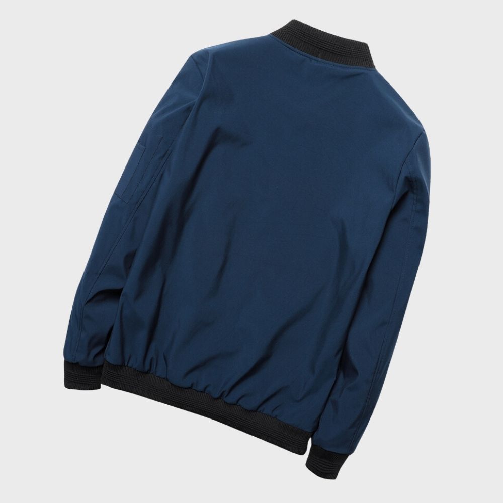 Men's Zip-Up Bomber Jacket