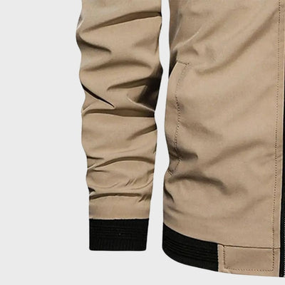 Men's Zip-Up Bomber Jacket