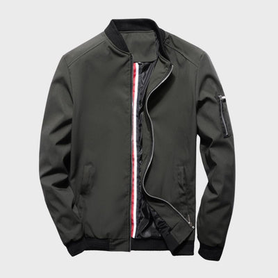 Men's Zip-Up Bomber Jacket