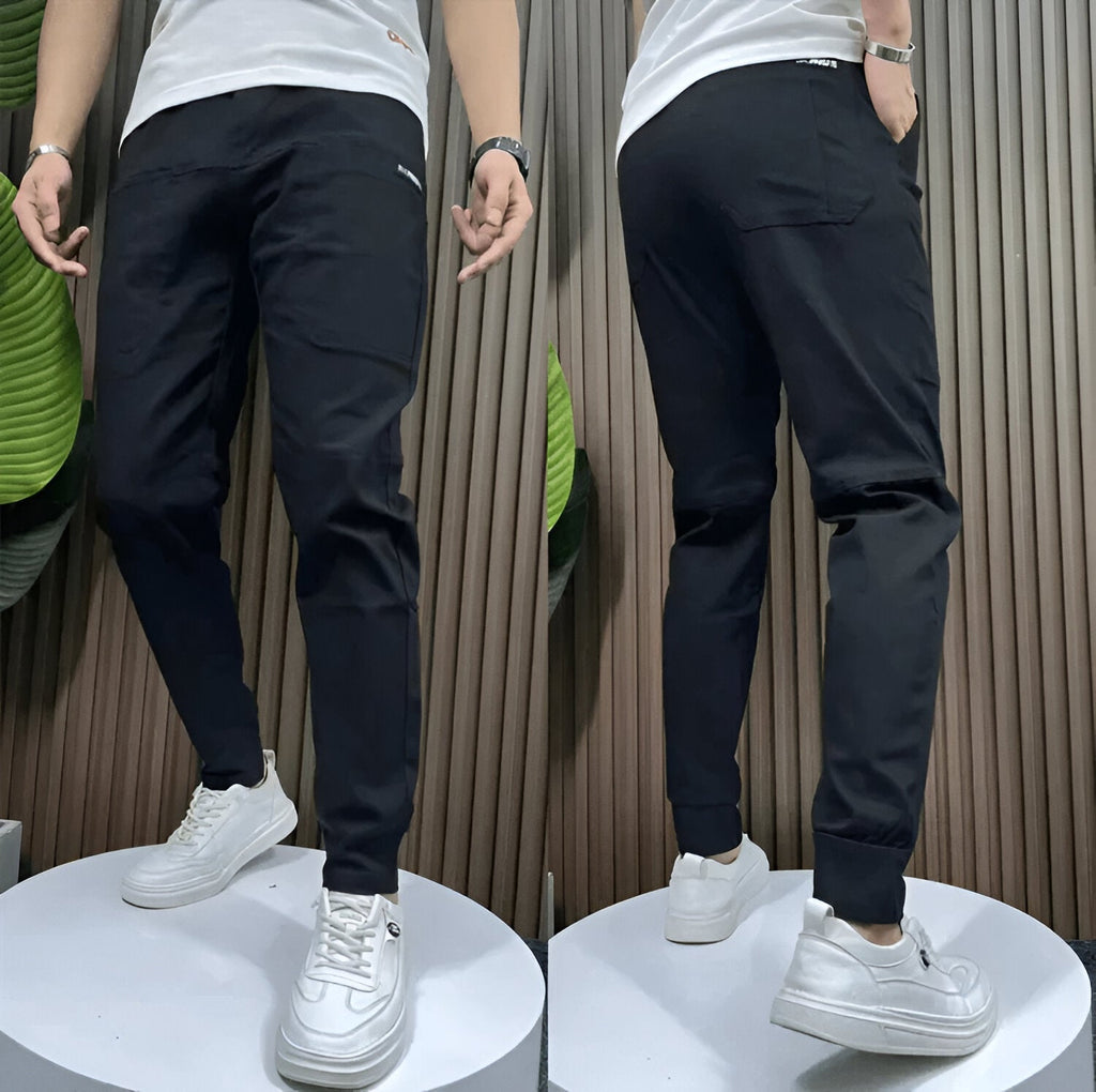 Pantalon de jogging slim pour homme | Pantalon stretch fuselé