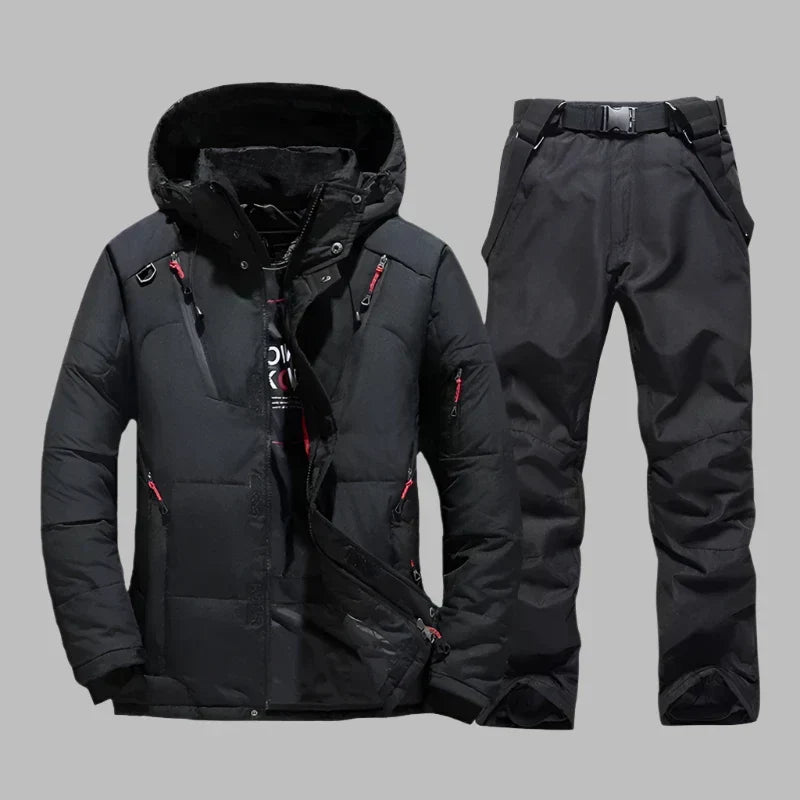 Waterproof and warm ski set for men