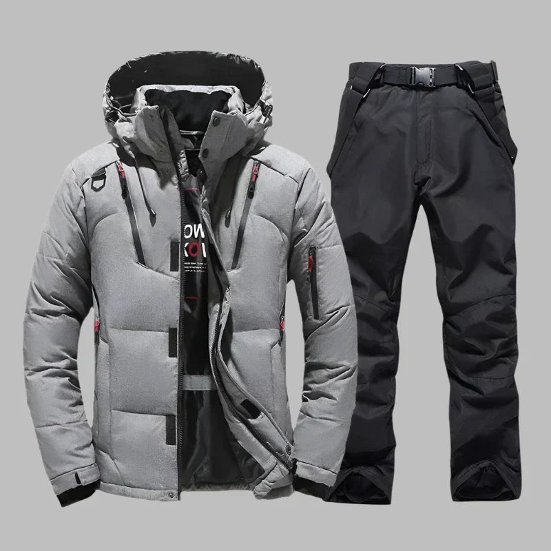 Waterproof and warm ski set for men