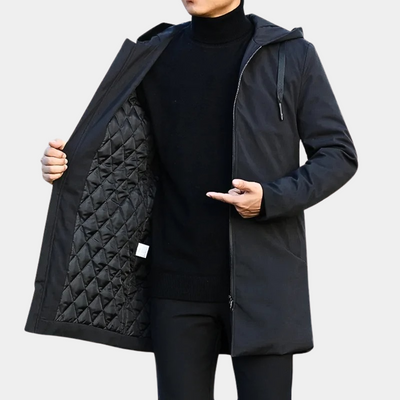 Men’s Winter Rain Jacket with Hood