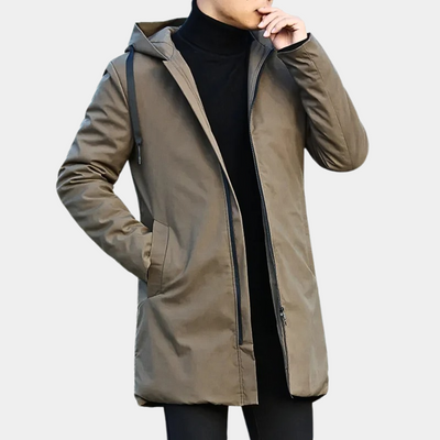 Men’s Winter Rain Jacket with Hood