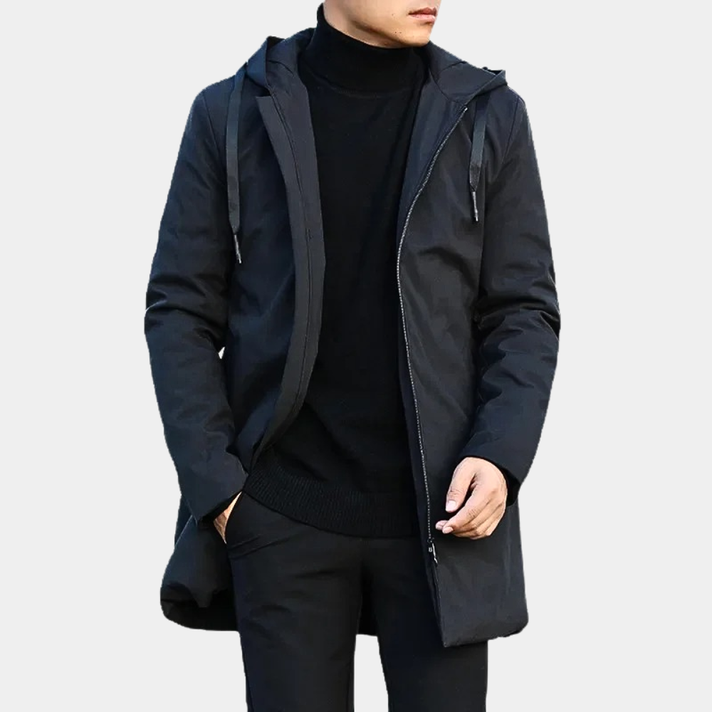 Men’s Winter Rain Jacket with Hood