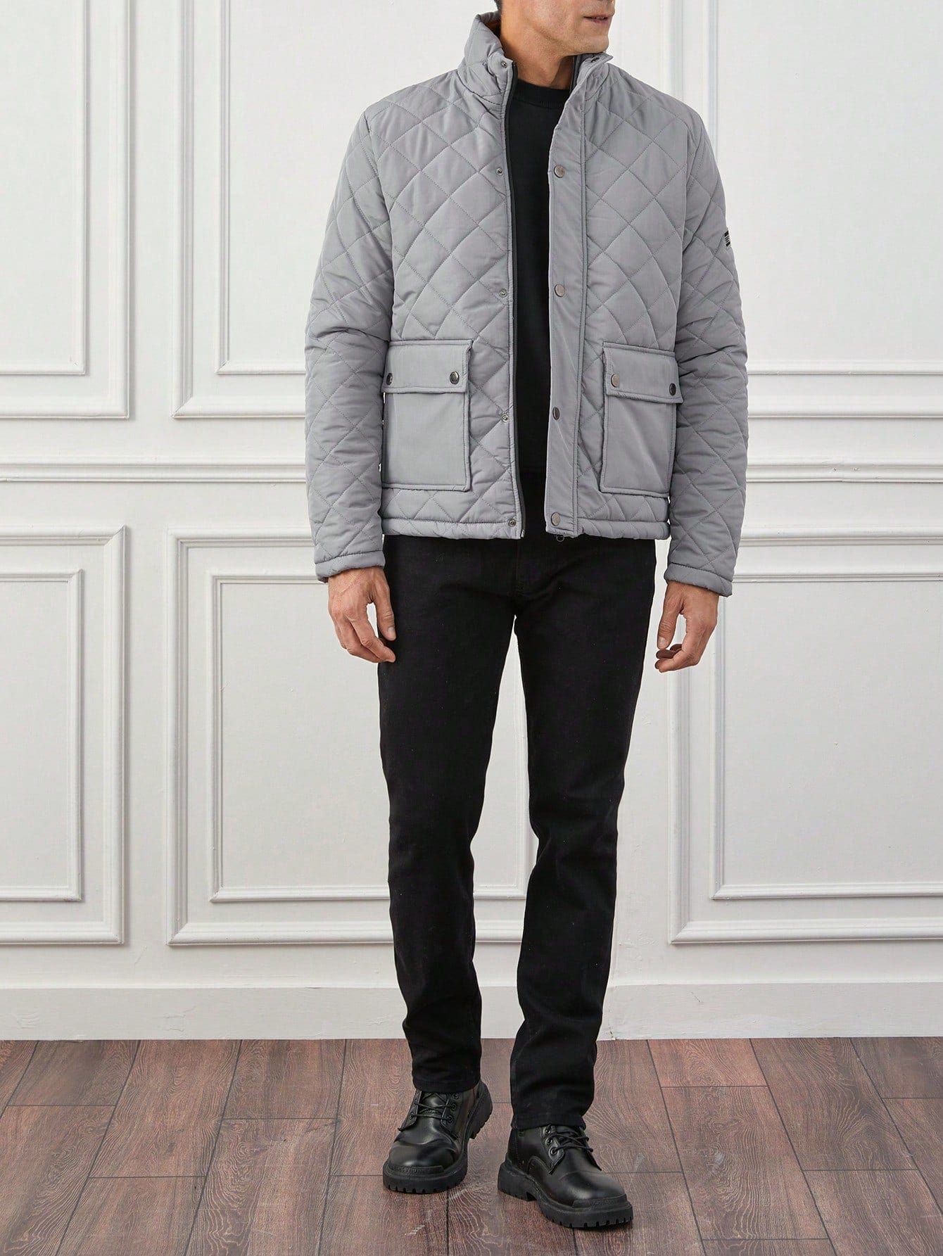 Men’s long-sleeve sleek fit jacket
