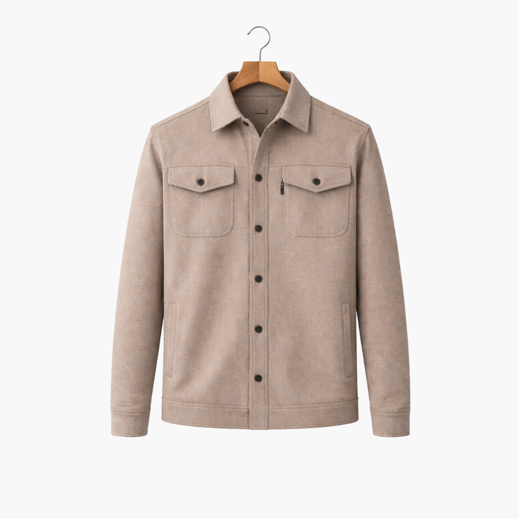 Mens Overshirt Long Sleeve Smart Casual Look