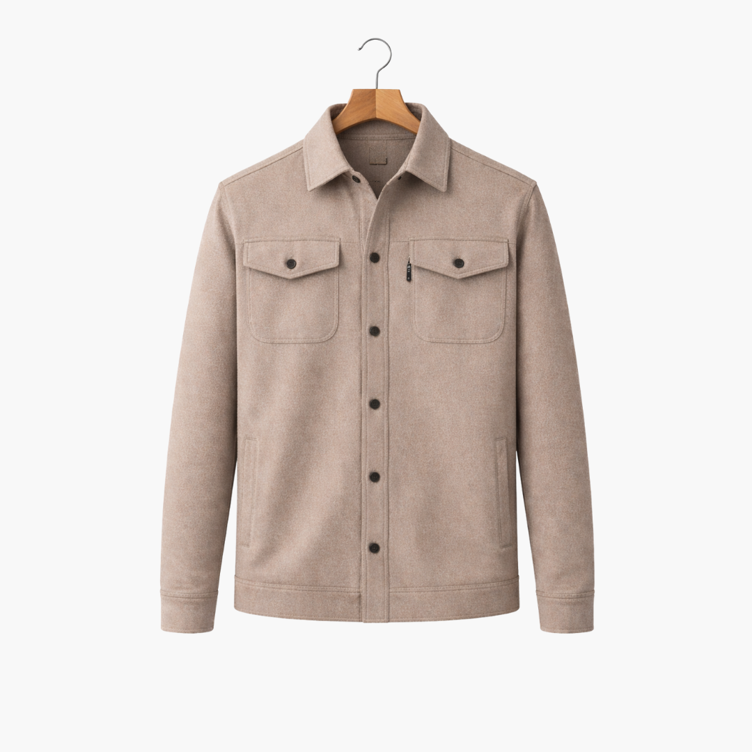 Mens Overshirt Long Sleeve Smart Casual Look