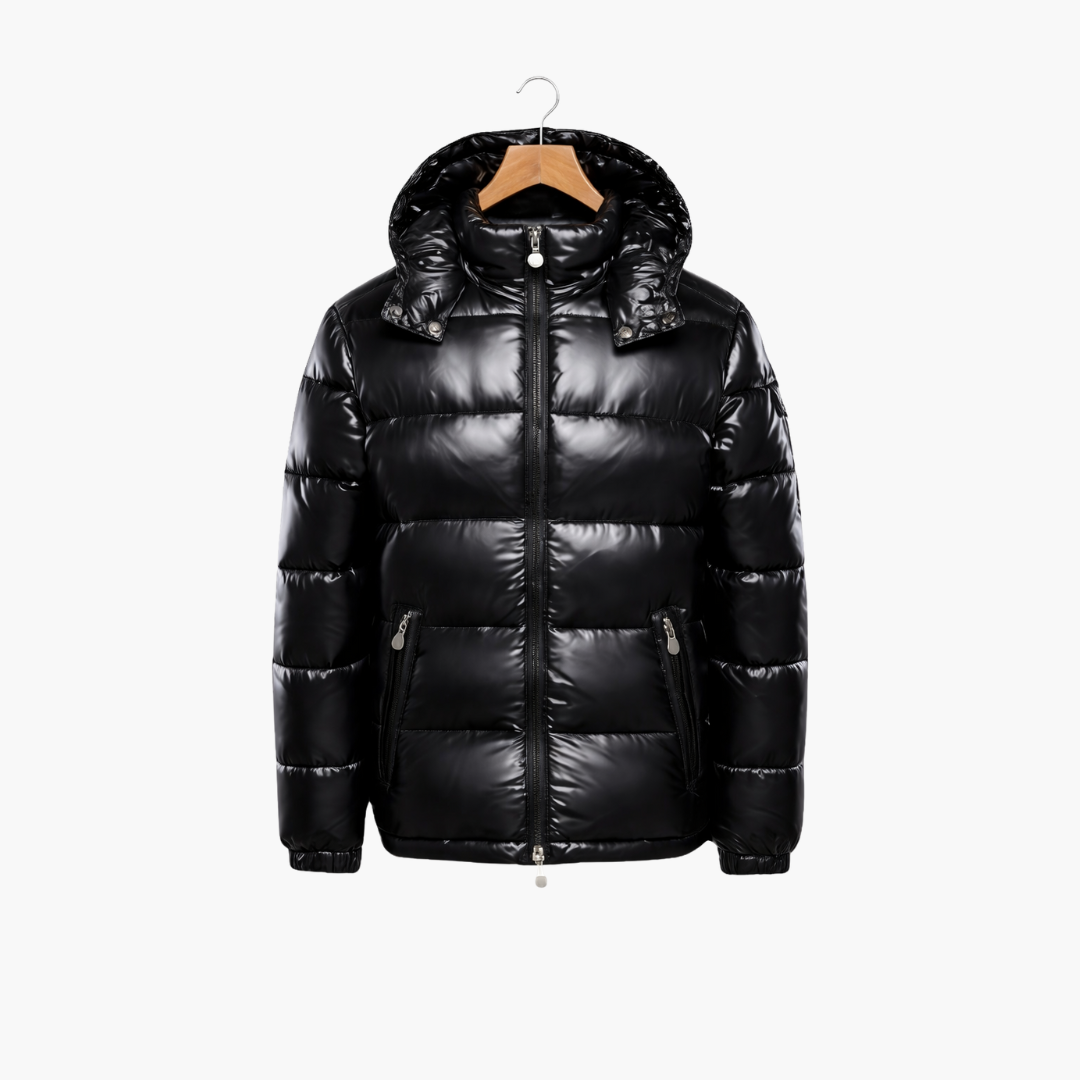 Men’s puffer jacket with weather-resistant finish