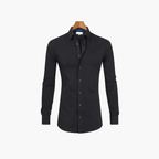 Men’s Fitted Shirt with Classic Collar | Smart Casual Look