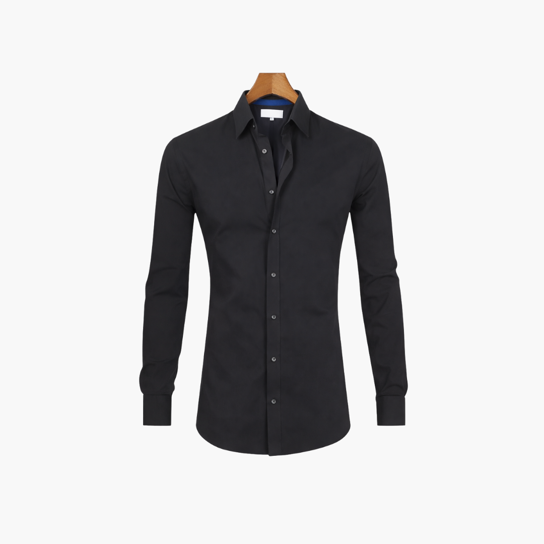 Men’s Fitted Shirt with Classic Collar | Smart Casual Look