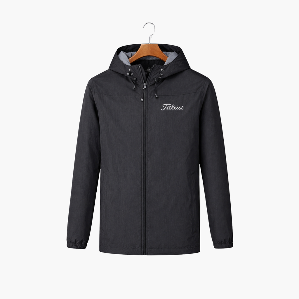 Coupe-vent à capuche pour homme | Veste de pluie légère