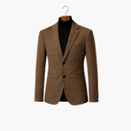 Men Textured Blazer | Classic Coat with Modern Silhouette