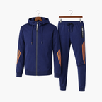 Men’s Zip-Up Tracksuit Set | Sporty Casual Wear