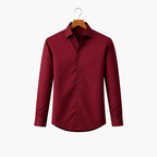 Men's Stretch Shirt with Button Closure