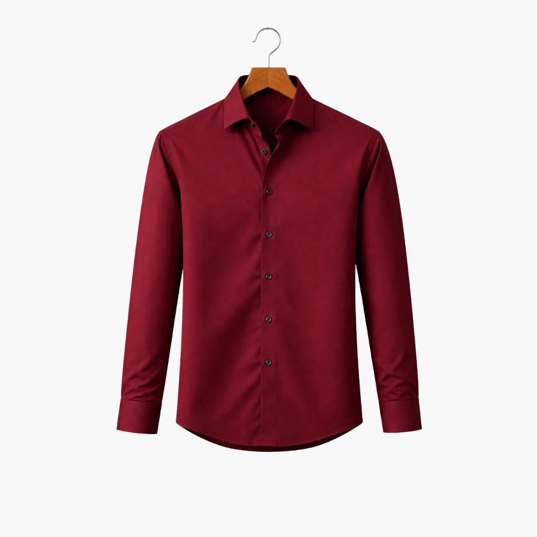 Men's Stretch Shirt with Button Closure
