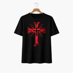 Men’s Loose Round Neck Crusader T-shirt