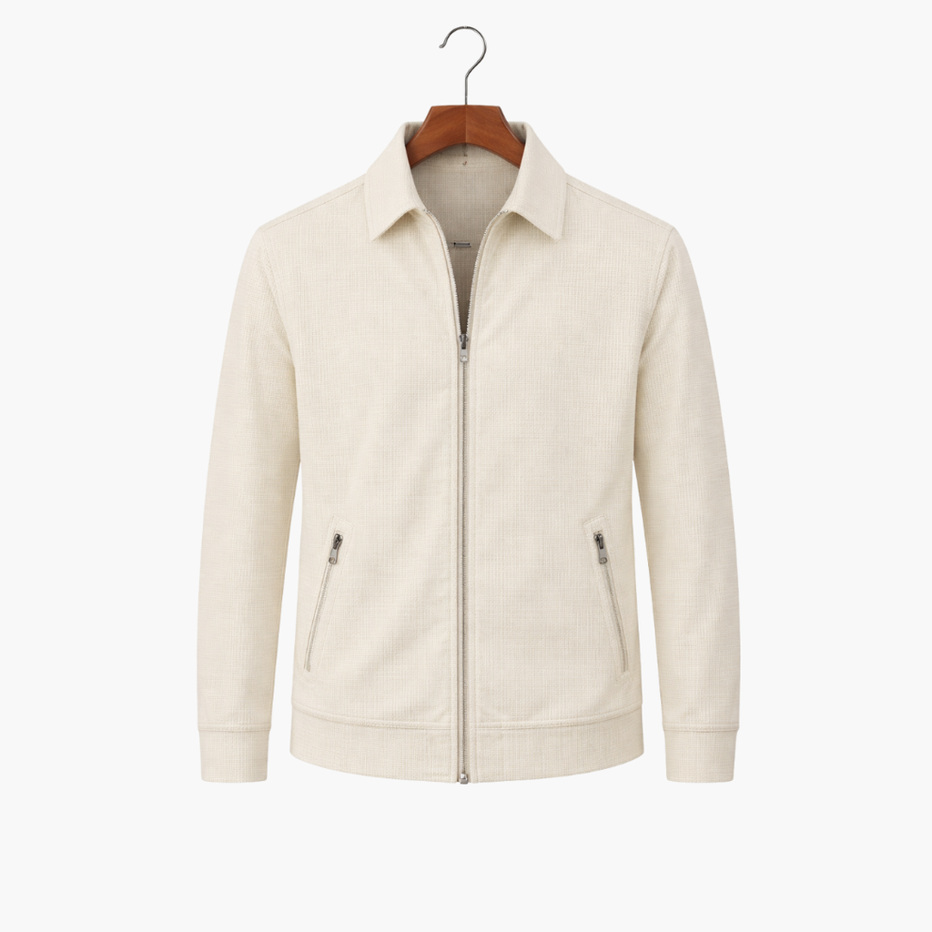 Veste zippée pour homme | Vêtement d'extérieur décontracté et élégant