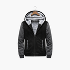 Men's quilted Hooded jacket
