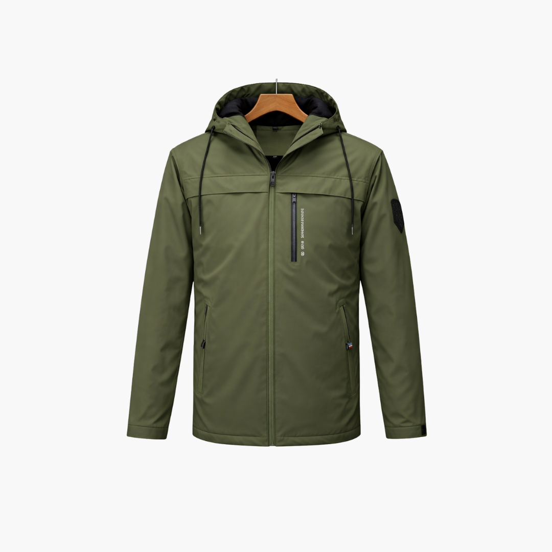 Men's long Sleeved quilted jacket